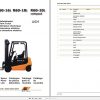 Still Electric Forklift Truck R60 16I 18I 20I compact Spare Parts Lists 1