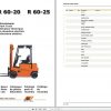 Still Electric Forklift Truck R60 20 25 Spare Parts List 1