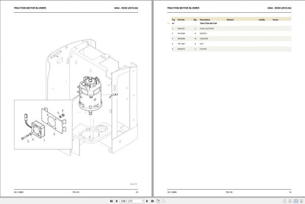 Still Forklift SD20 Spare Parts List45448047816 2