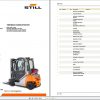 Still LPG Forklift Truck RX70 20T 25T 30T 35T 7385 7392 Spare Parts List 1