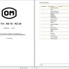 Still OM Pimespo Forklift XD15 XD18 XD20 Spare Parts List41698047800 1