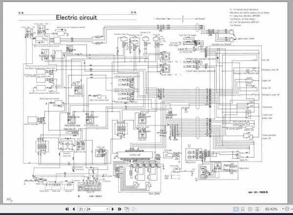 Tadano Aerial Platform AC 120TG 1 Circuit Diagrams 2