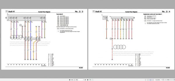 Audi A1 2018 Wiring Diagram 1