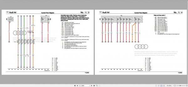 Audi A4 2015 Wiring Diagram 1