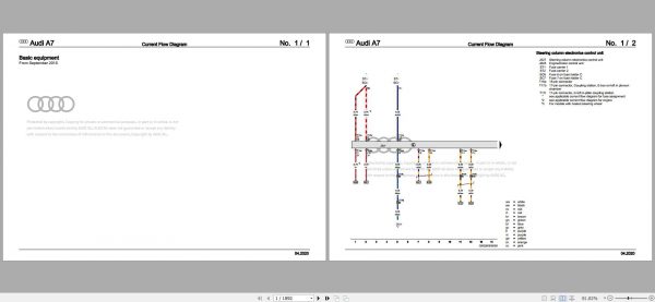 Audi A7 2010 Wiring Diagram 1