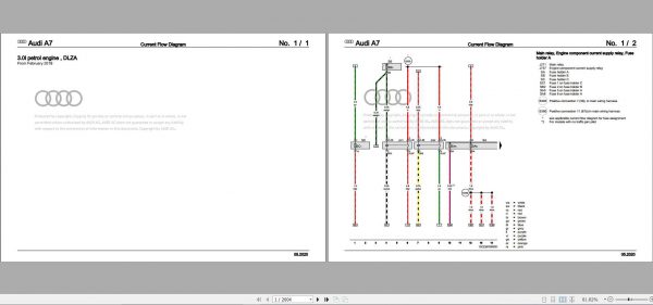 Audi A7 2018 Wiring Diagram 1