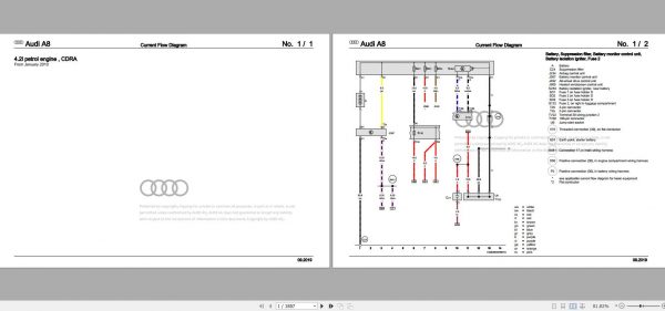 Audi A8 2010 Wiring Diagram 1
