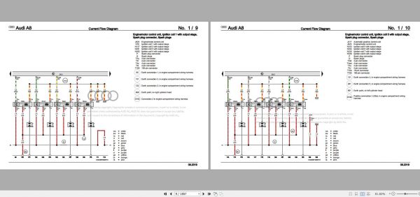 Audi A8 2010 Wiring Diagram 2