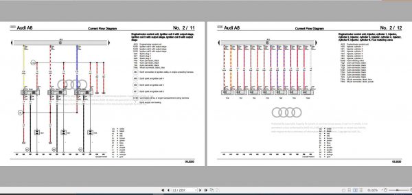 Audi A8 2017 Wiring Diagram 2