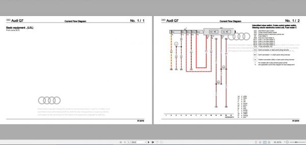 Audi Q7 2015 Wiring Diagram 1