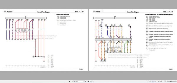 Audi TT 2014 Wiring Diagram 2