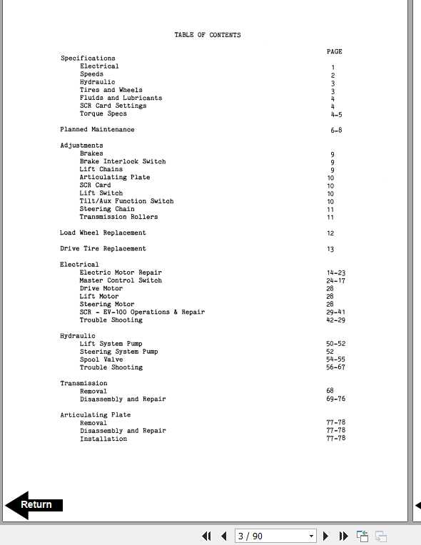 BT Electric Counterbalanced Rider Truck RC 30 RC 40 Shop Manual 3