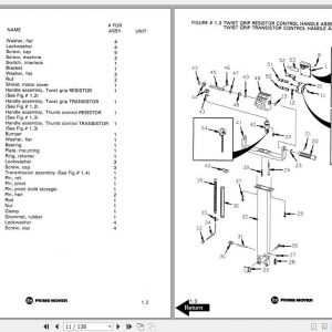 BT Electric Low Lift Pallet Truck MX50 RX50 Operator Part Manuals 2