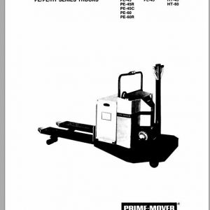 BT Electric Low Lift Pallet Truck PE PL HT Part Service Manual 1
