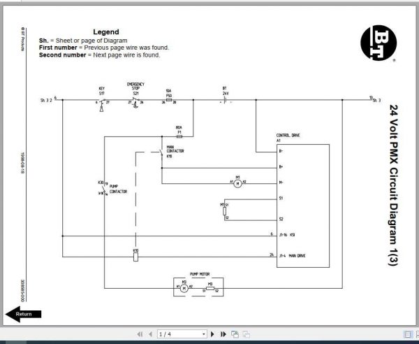 BT Electric Low Lift Pallet Truck PMX QMX Shop Manual 4