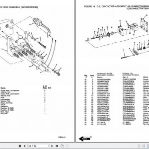 BT Electric Order OE30 30B 30C Part Service Manuals 3
