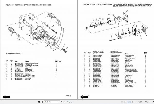 BT Electric Order OE30 30B 30C Part Service Manuals 3