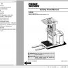 BT Electric Order Picker OPX30 Electrical Diagrams Part Manual 1
