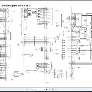 BT Electric Order Picker OPX30 Electrical Diagrams Part Manual 2