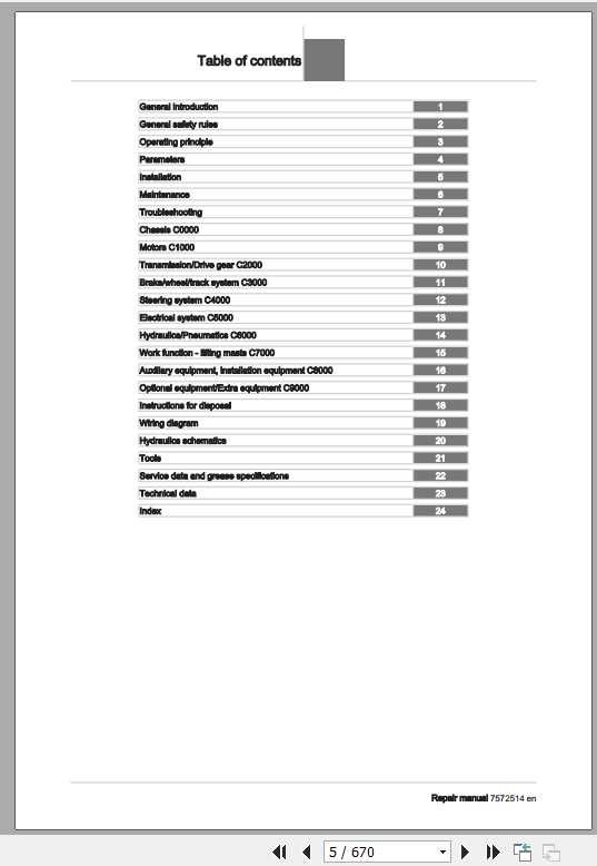 BT Electric Pallet Truck LPE200 250 340BE Repair Manual 2