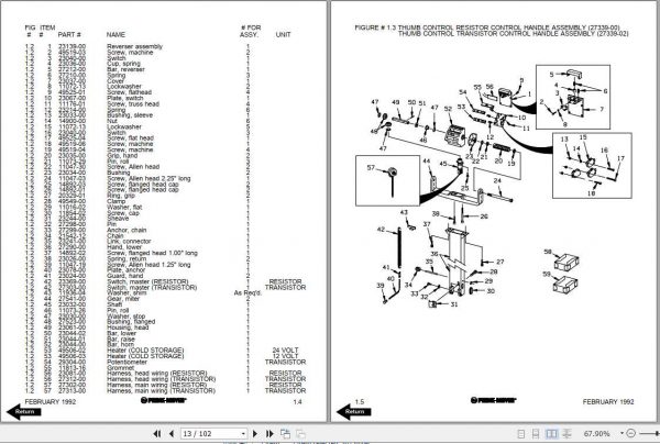 BT Electric Pallet Truck MX80 Operator Part Manuals 2