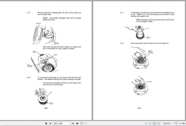 BT Electric Reach Truck RR30C OperatorService Part Manual 3