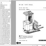 BT Electric Reach Truck RR34B Operator Part Manual 1