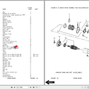 BT Electric Reach Truck RR34B Operator Part Manual 2