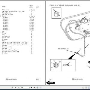 BT Electric Reach Truck RR45 RR45Z Operator Part Manual 2