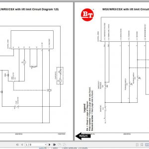 BT Electric Stacker Truck WSX 22 30 40 Shop Manual 3