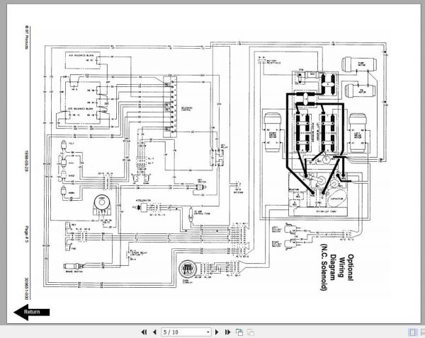 BT Electric Stand Up Rider Truck RCX 25 RCX50 Shop Manual 2