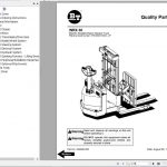 BT Electric Straddle Reach Stacker Truck WRX30 Shop Manual 1