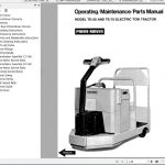 BT Electric Tow Tractor TE50 TE70 OperatingMaintenance Part Manual 1