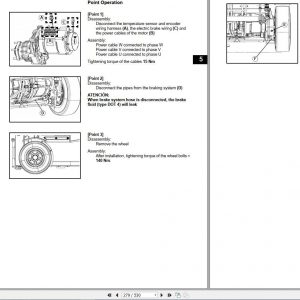 BT Forklift C3E150 C3E200 C4E150 C4E200 Repair Manual 036 0437 00 2