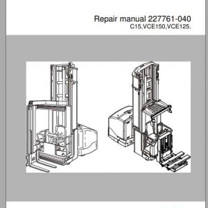 BT Forklift Vector C15 VCE150 VCE125 Repair Manual 1 1
