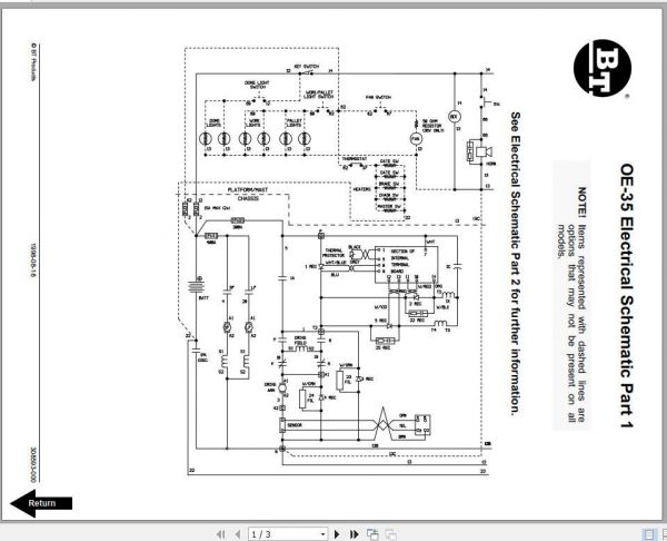 BT Order Picker OE35 Shop Manual 2
