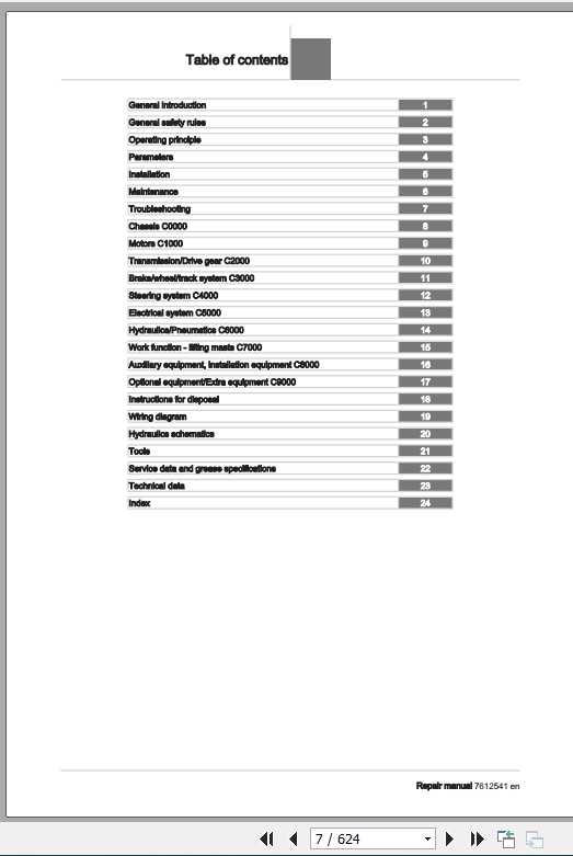 BT Reach Truck RRE140 250 H HC HCC HE HEC HECC Repair Manual 2