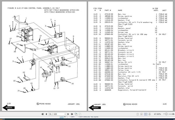 BT Warehouse Electric Low Lift Truck HT 6W Shop Manual 2