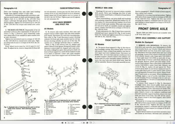 CASE International 1896 2096 Series Shop Manual 2