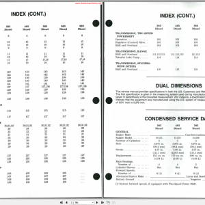 CASE International 385 885 Series Shop Manual 2 1