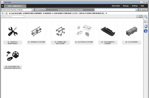 CASE IH Agriculture AG North America EPC 2019 112018 Spare Parts Catalog 1