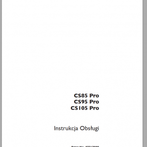 Case CS 85 95 105 PRO User manual 87717989 1