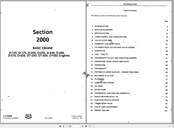 Case IH 956 1056 XL Workshop Service Manual 2