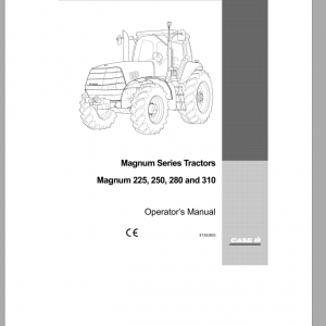 Case IH MAGNUM 225 250 280 310 Operator Manual 1