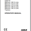 Case IH MAXXUM 100 140 X lINE Operator Manual 1