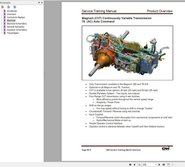 Case IH Magnum 250 380 CVT T4B New Holland T8 320 435 AC T4B Tractors System Diagnostics Manual 3