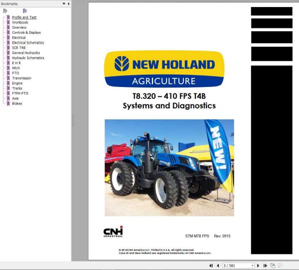 Case IH Magnum 250 380 FPS T4B New Holland T8 320 435 FPS T4B Tractors System Diagnostics Manual 2