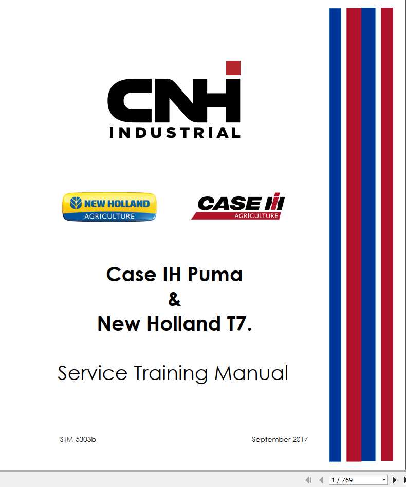 Case IH Puma New Holland T7 Tractors Service Training Manual 1