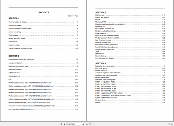 Case IH QUANTUM 65C 95C Tractor Operator Manual 87747077 2