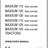 Case IH Tractor MAXXUM 110 140 Operator Manual 1